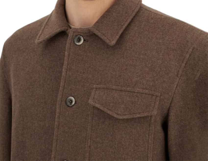 Herno Herno Wollen Jas Bruin Bruin