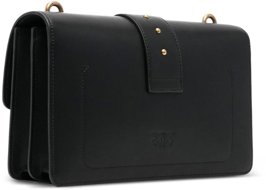 Pinko Bags Neroantique Gold Zwart