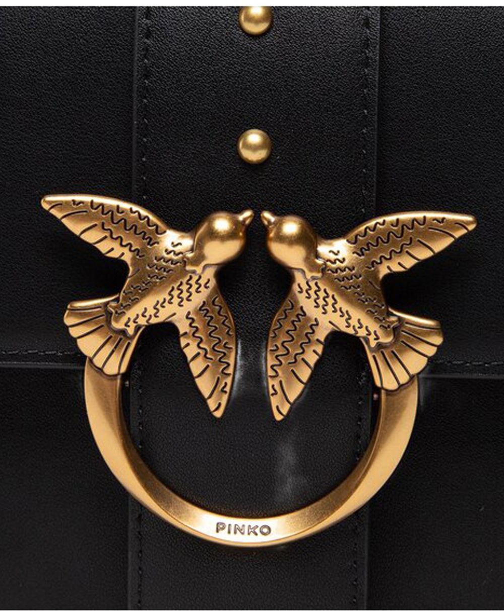 Pinko Bags Neroantique Gold Zwart