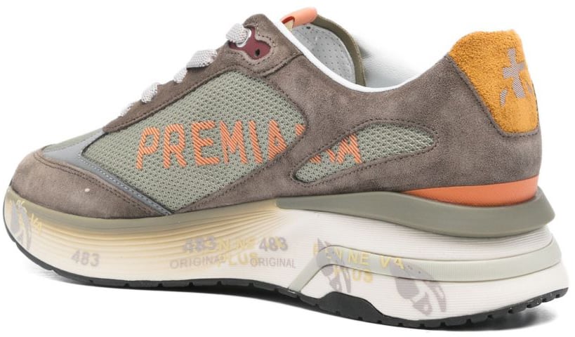 Premiata Sneakers Green Groen