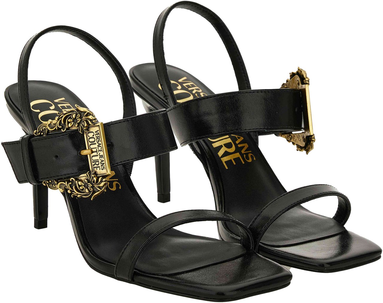 Versace Jeans Couture Sandals Black Zwart