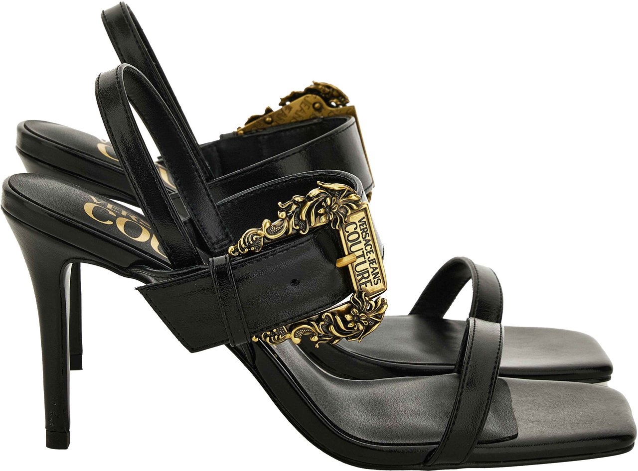 Versace Jeans Couture Sandals Black Zwart