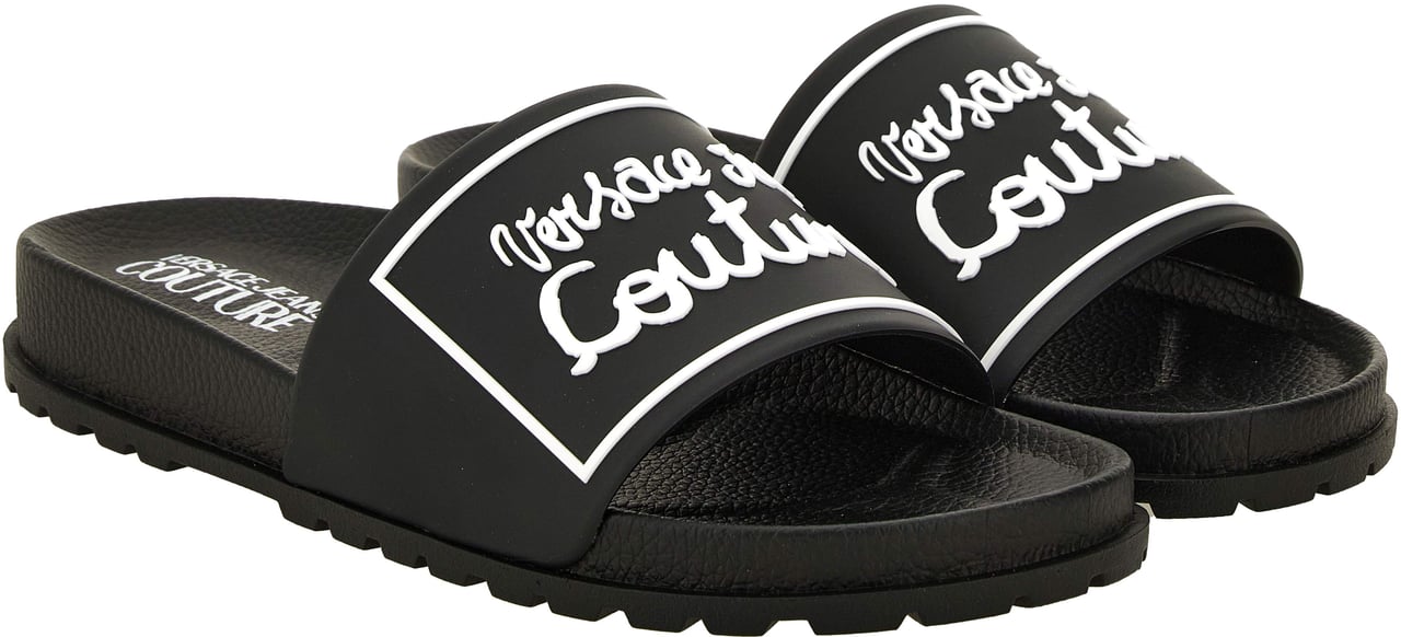 Versace Jeans Couture Sandals Black Zwart