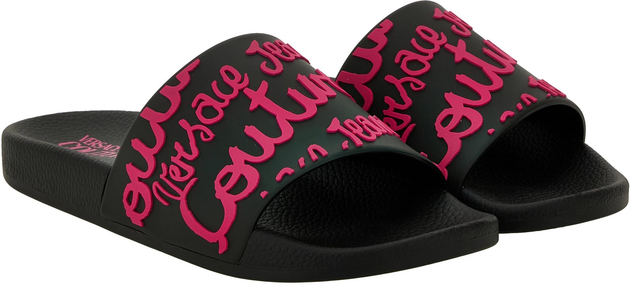 Versace Jeans Couture Sandals Black Zwart