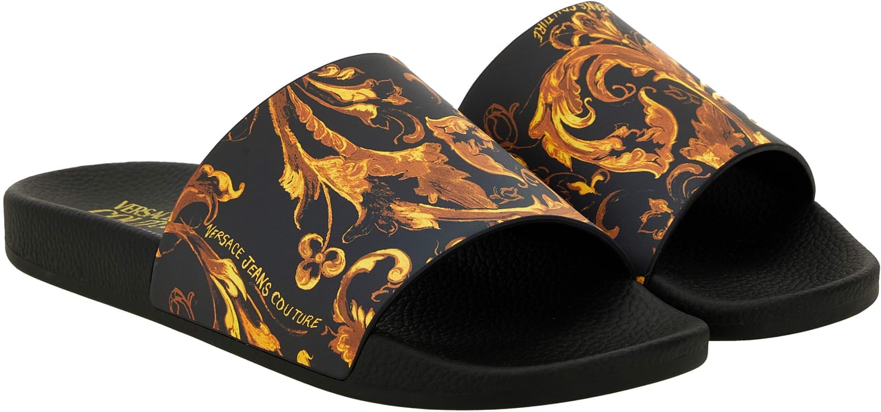 Versace Jeans Couture Sandals Black Zwart