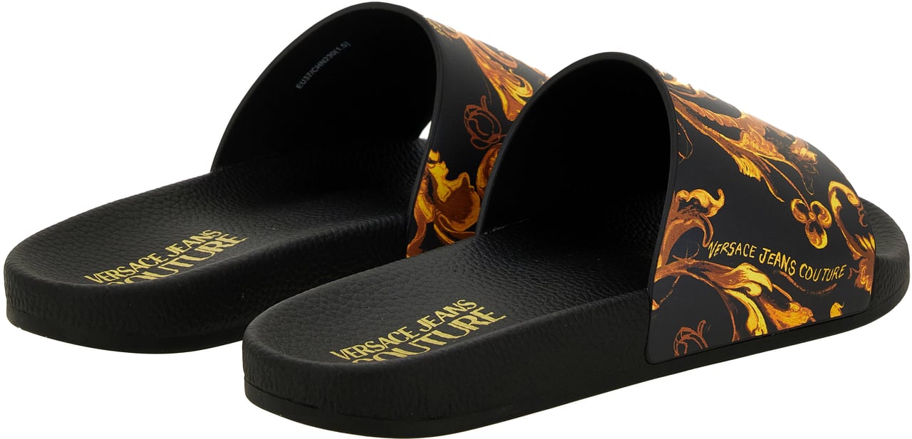 Versace Jeans Couture Sandals Black Zwart