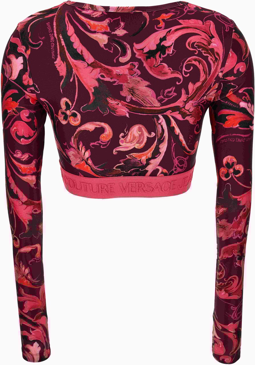 Versace Jeans Couture T-Shirts And Polos Purple Paars