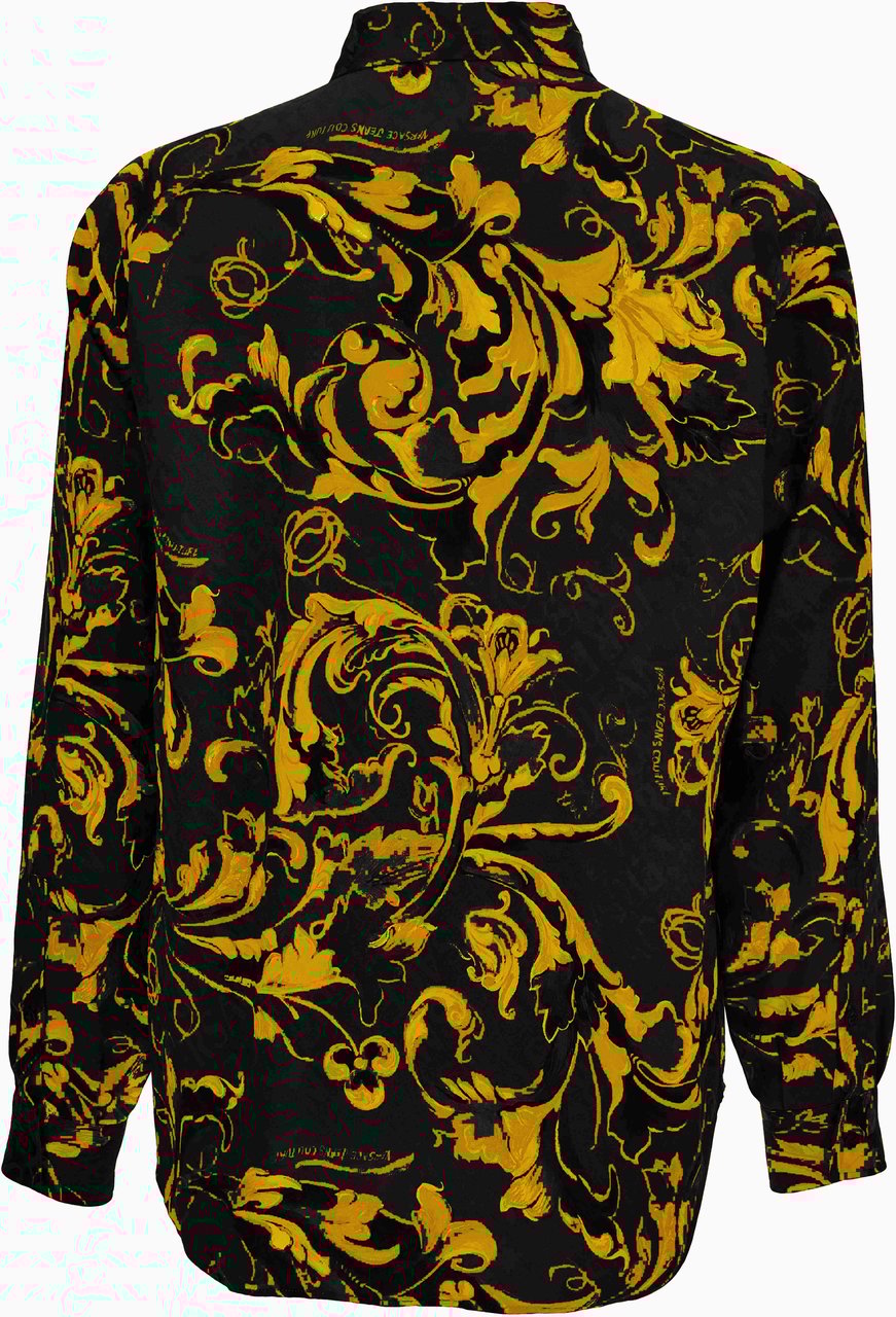 Versace Jeans Couture Shirts Black Zwart