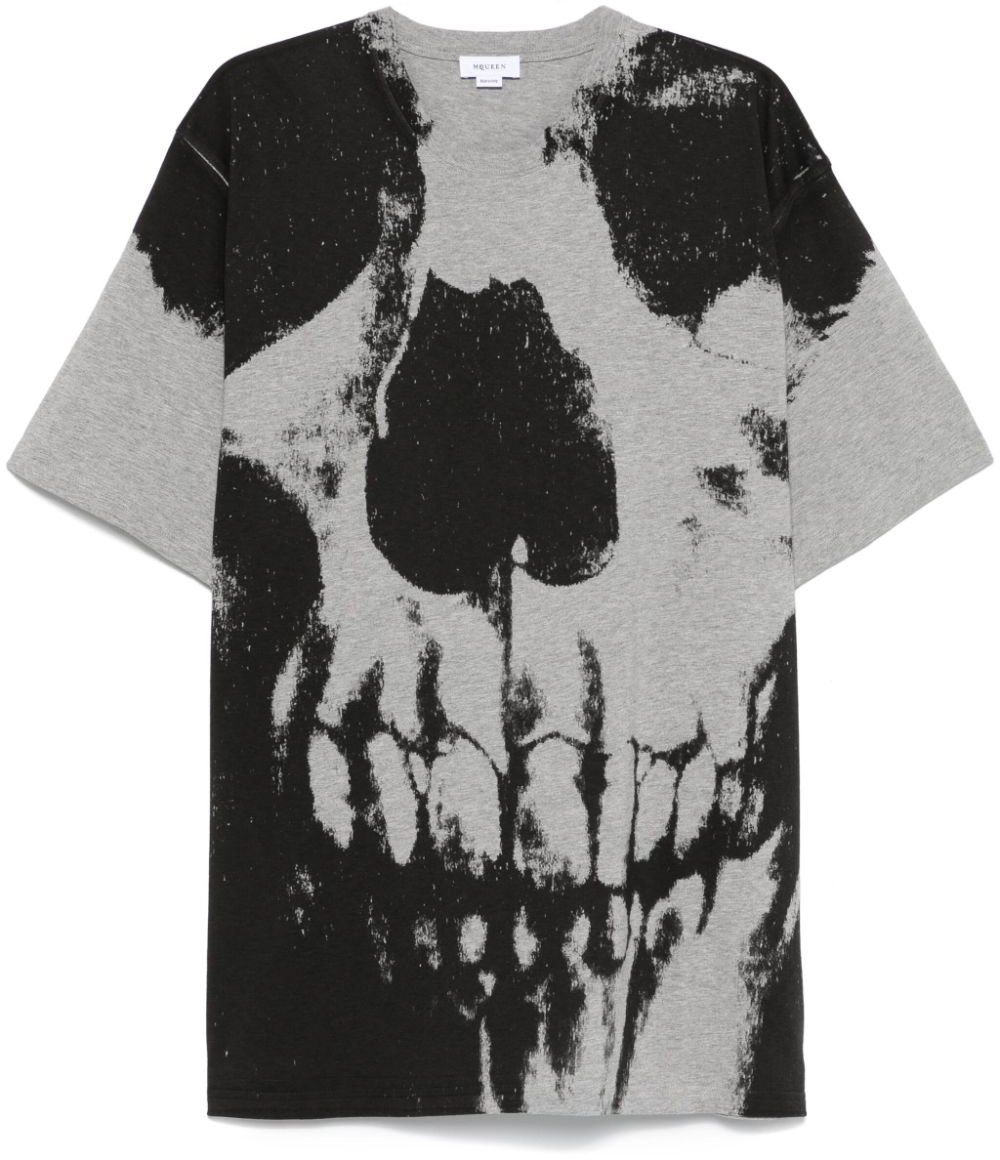 Alexander McQueen T-Shirts And Polos Grey Grijs