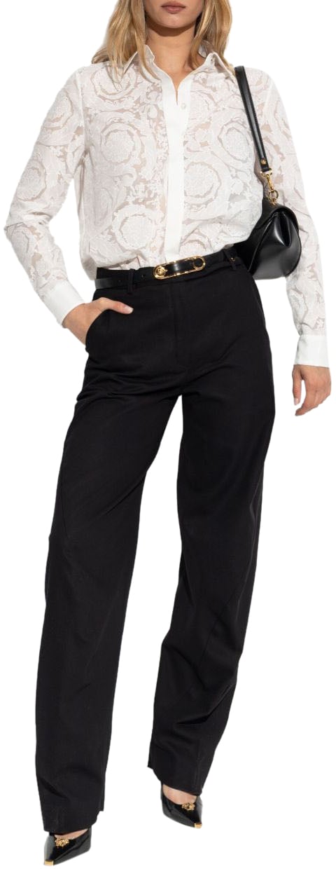 Versace Trousers Black Zwart