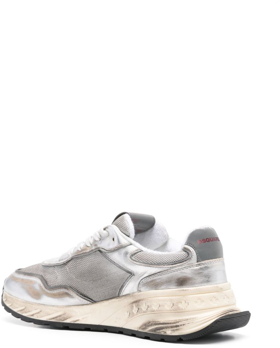 Dsquared2 Heren Sprinter Sneaker Metallic Metallic
