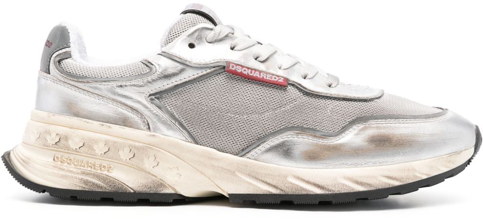 Dsquared2 Heren Sprinter Sneaker Metallic Metallic