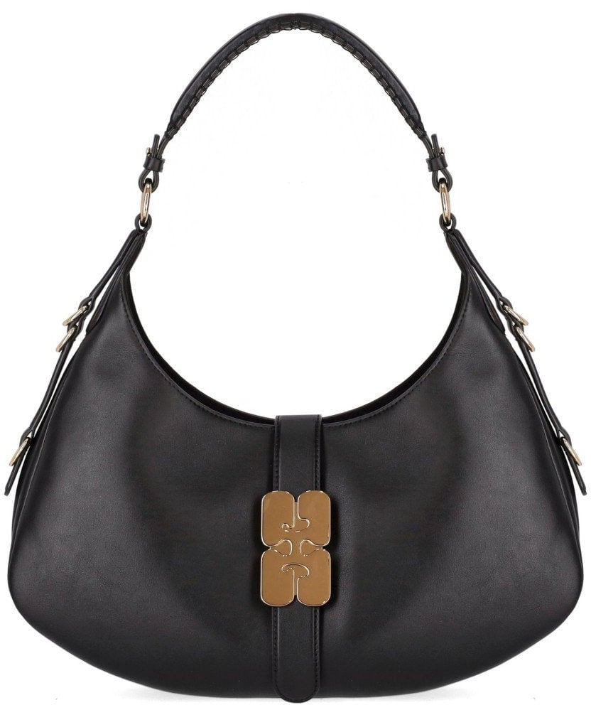 Ganni Dames Kat Bag Small Zwart Zwart