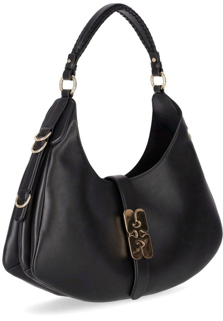 Ganni Dames Kat Bag Small Zwart Zwart