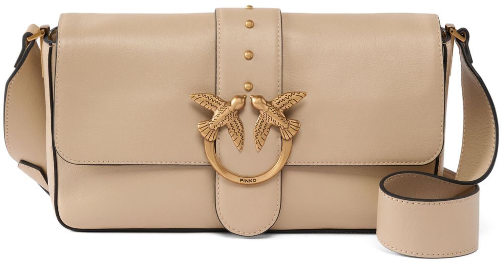 Pinko Crossbody bag 'Love One Classic' Beige