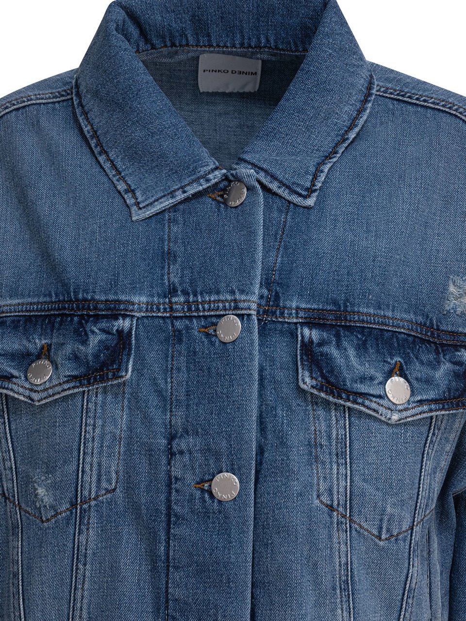 Pinko Denim jacket 'Gaborone' Blauw