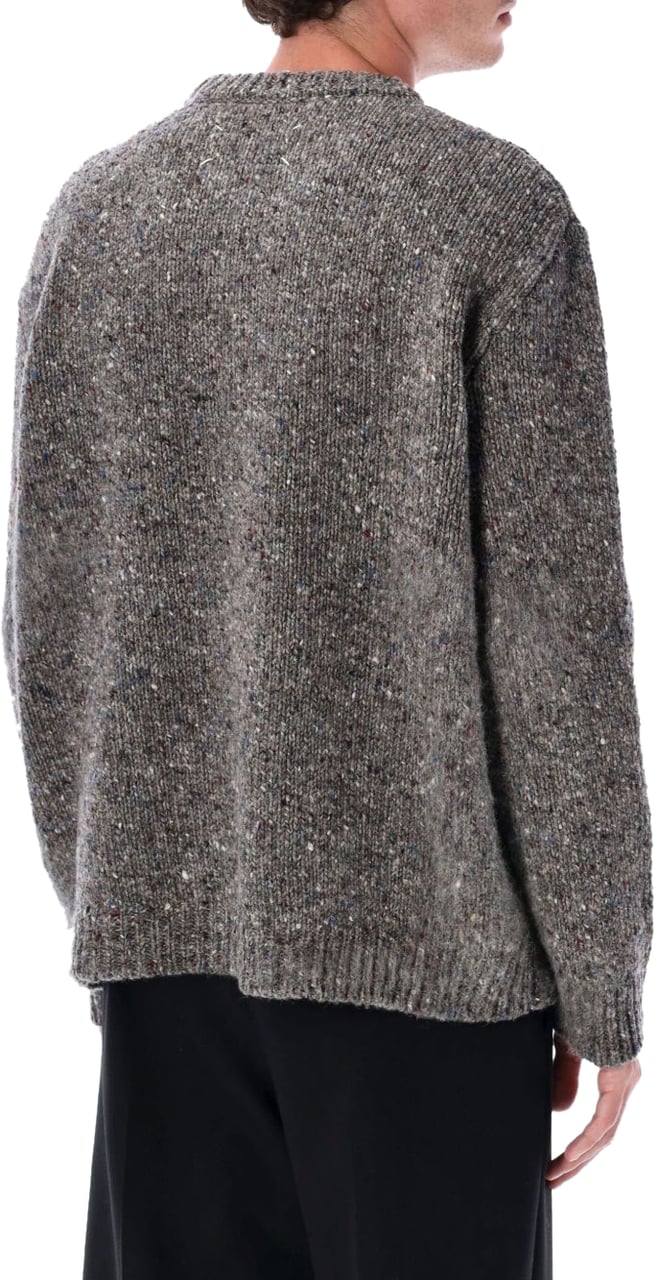 Maison Margiela Knit Wool Melange Grey Malange Grijs