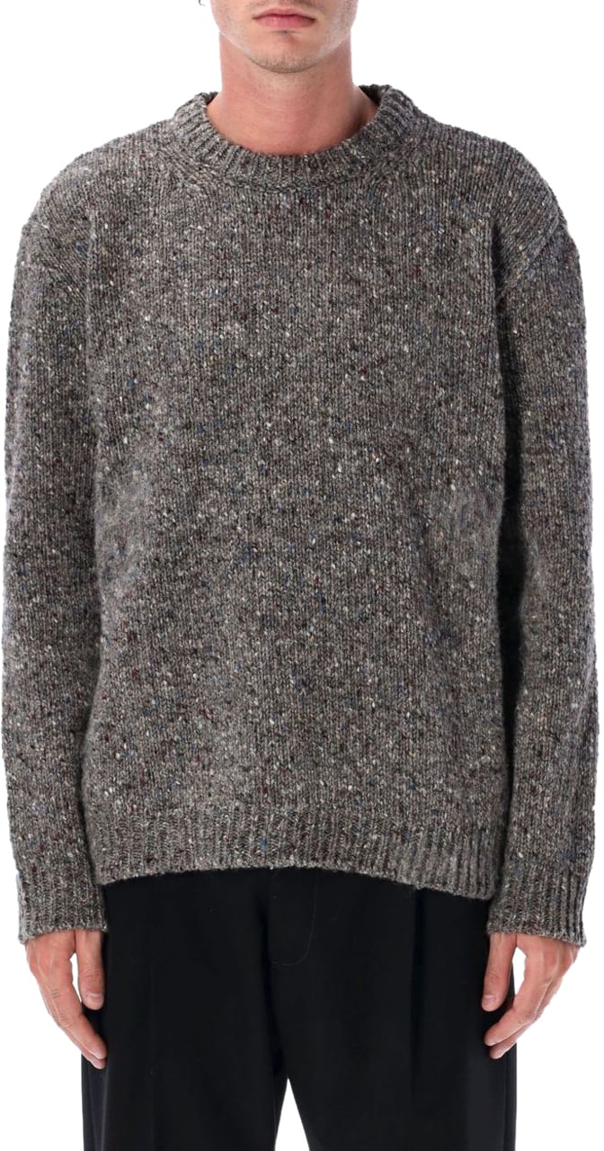 Maison Margiela Knit Wool Melange Grey Malange Grijs