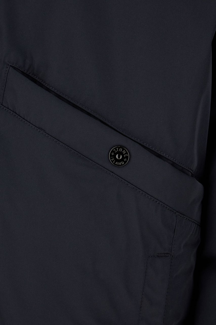 Stone Island Stone Island Midnight blue polyester down jacket Blauw