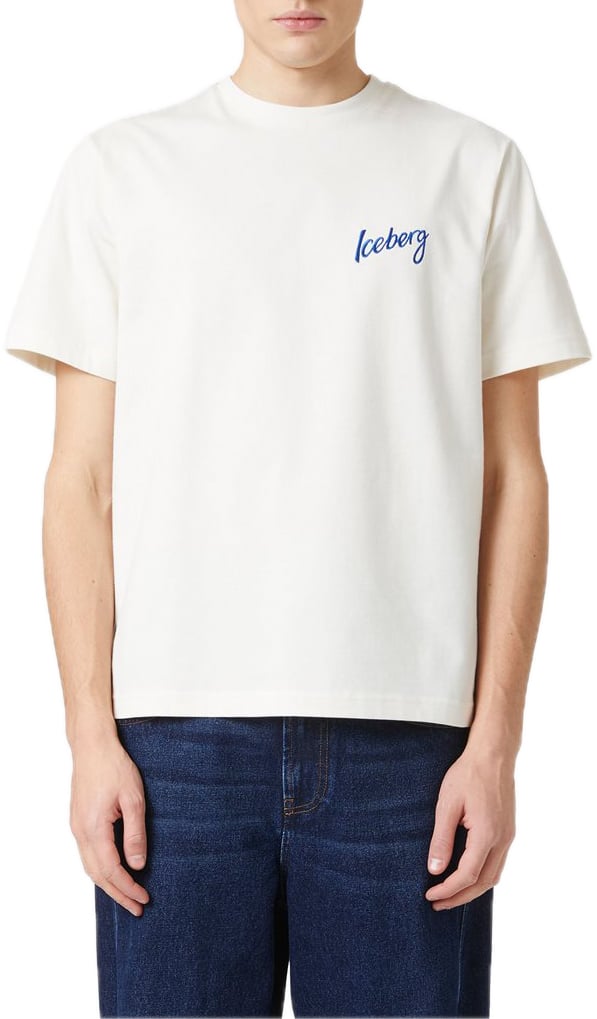 Iceberg T-shirt Offwhite Wit