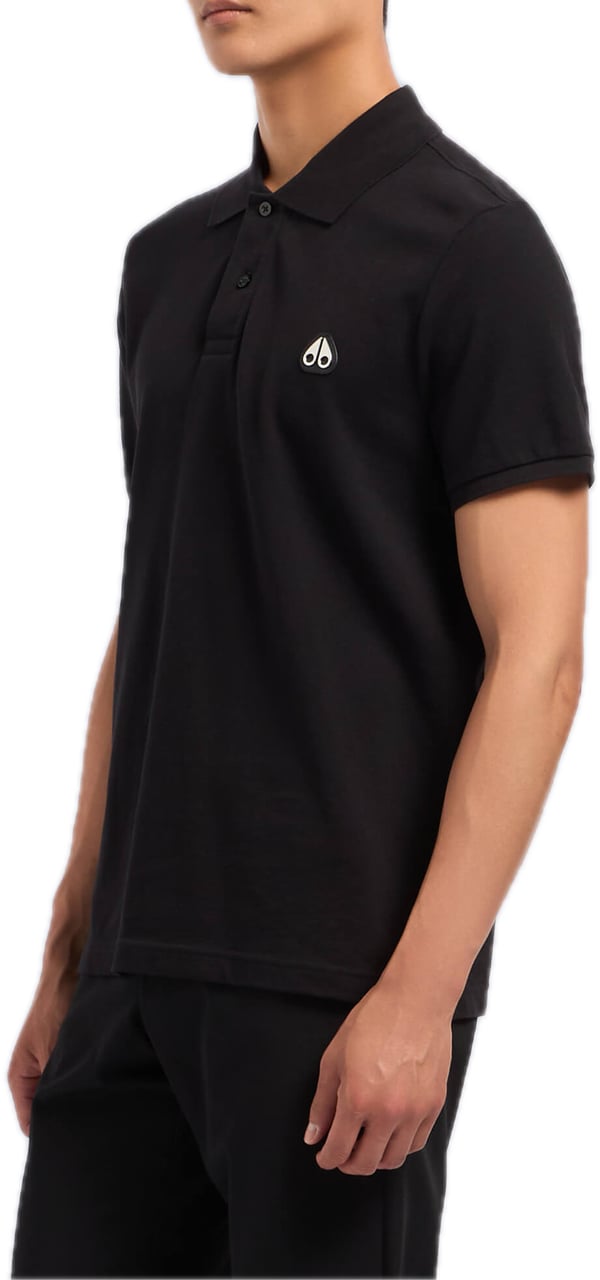 Moose Knuckles Everett Polo Black Zwart