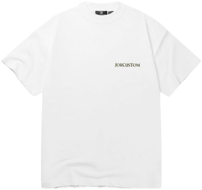 JORCUSTOM Ribbon Loose Fit Tee Wit