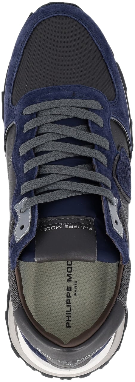 Philippe Model sneakers blauw grijs Blauw