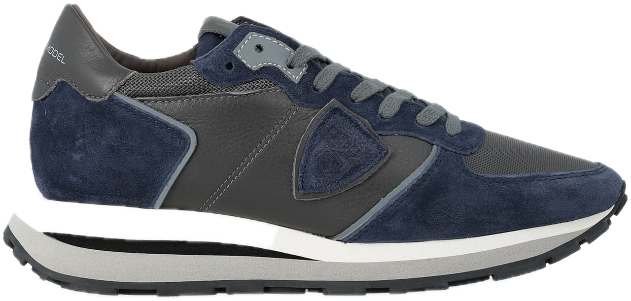 Philippe Model sneakers blauw grijs Blauw