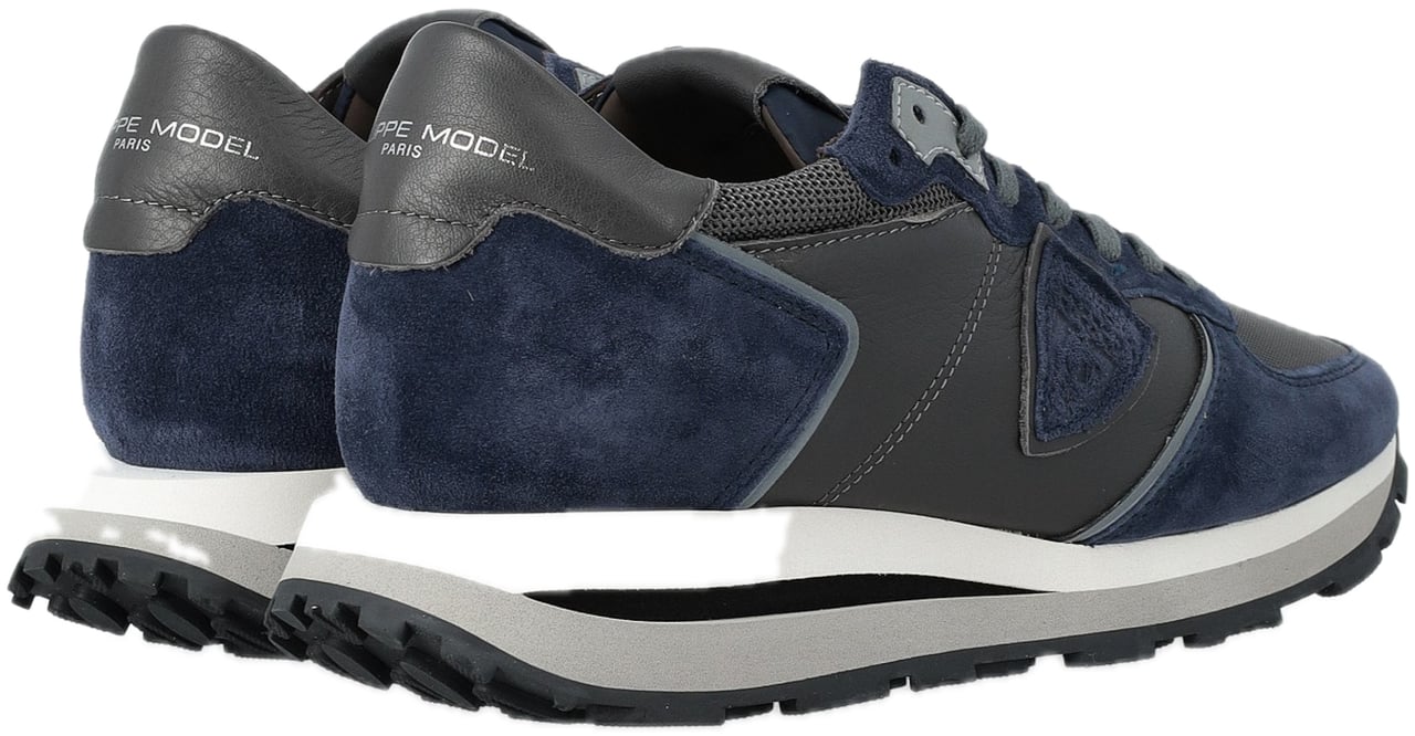 Philippe Model sneakers blauw grijs Blauw