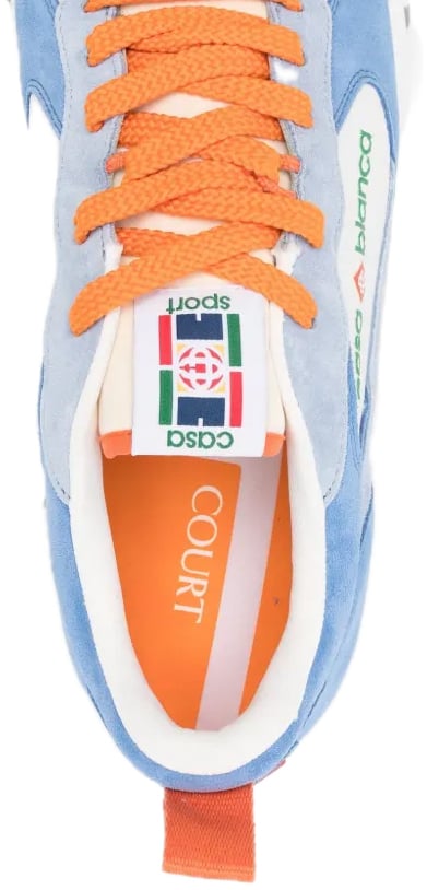 Casablanca sneakers blauw oranje Wit