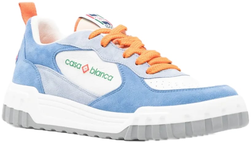Casablanca sneakers blauw oranje Wit