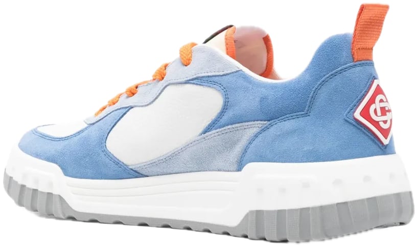Casablanca sneakers blauw oranje Wit