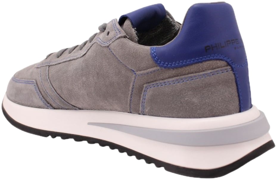 Philippe Model Sneakers grijs blauw Grijs