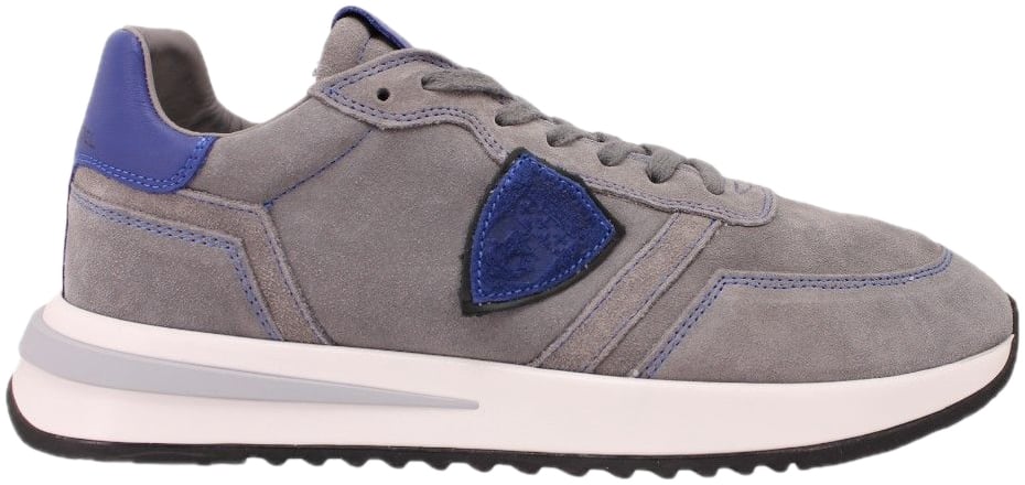 Philippe Model Sneakers grijs blauw Grijs