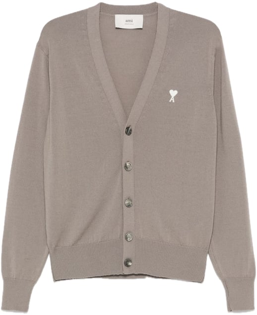 AMI Paris gilet bruin Bruin