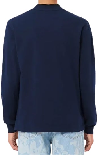Lacoste t-shirt dbl lange mouwen Blauw