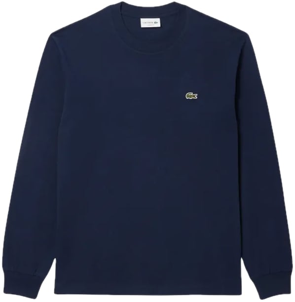 Lacoste t-shirt dbl lange mouwen Blauw