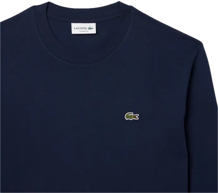 Lacoste t-shirt dbl lange mouwen Blauw