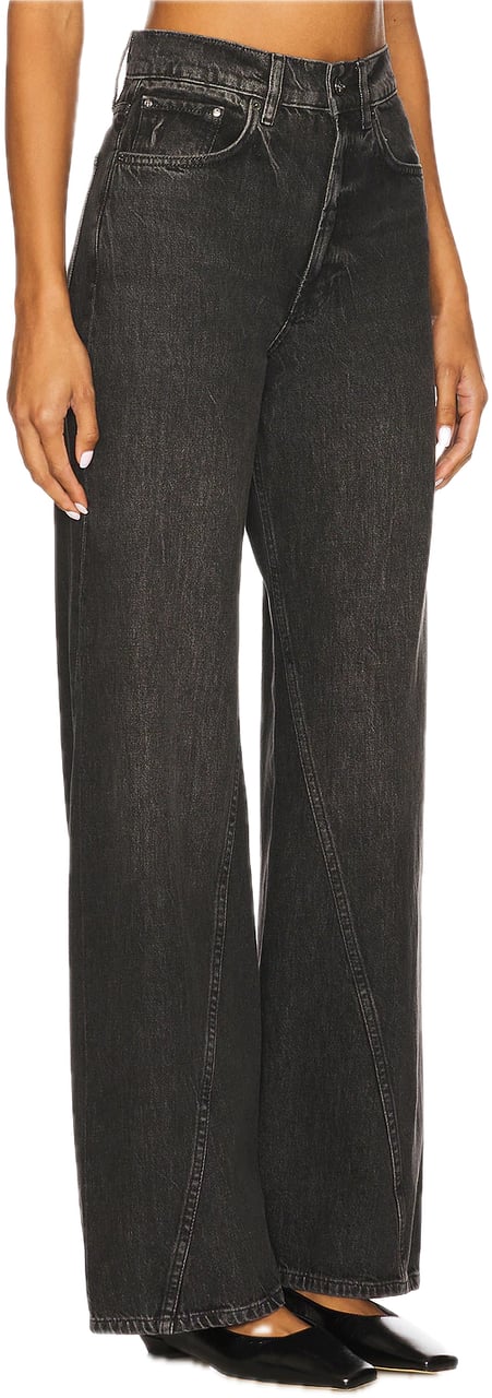Anine Bing jeans brie dark grey Grijs