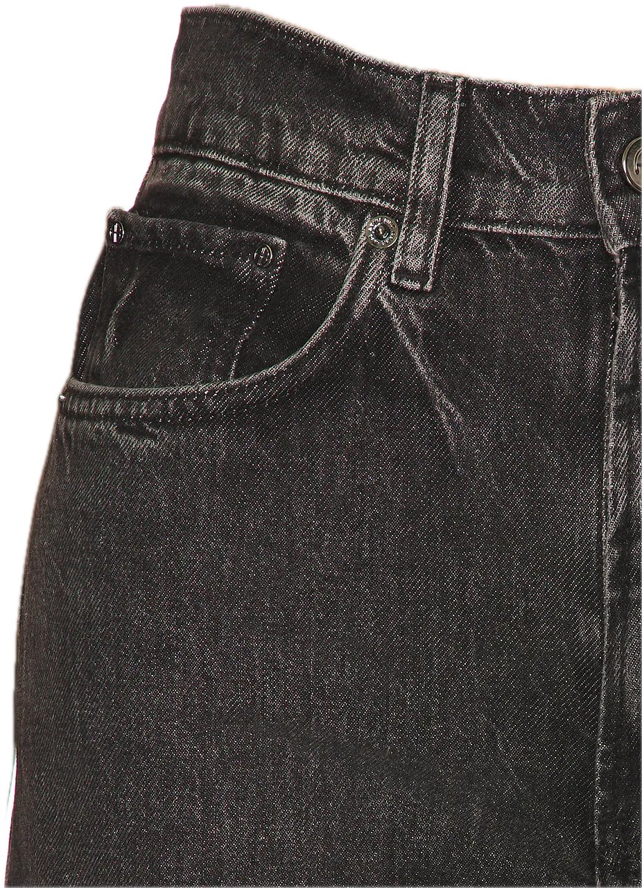 Anine Bing jeans brie dark grey Grijs