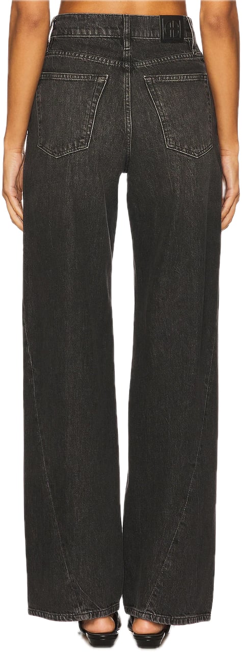 Anine Bing jeans brie dark grey Grijs