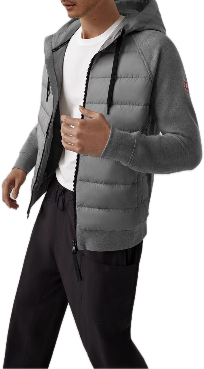 Canada Goose hybridge huron fill zip hoodie Grijs
