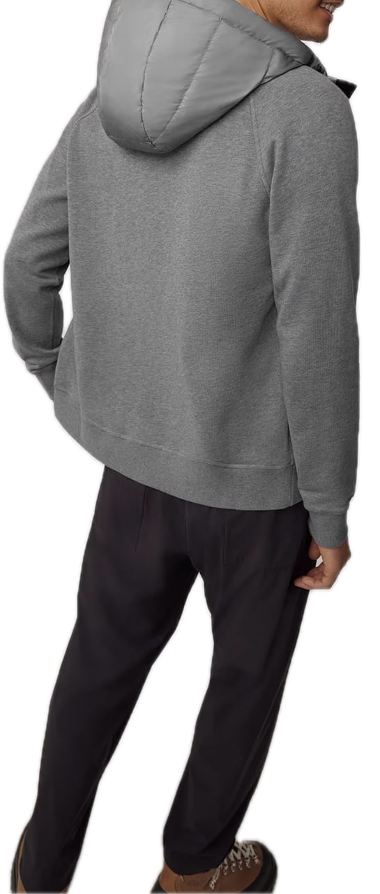 Canada Goose hybridge huron fill zip hoodie Grijs