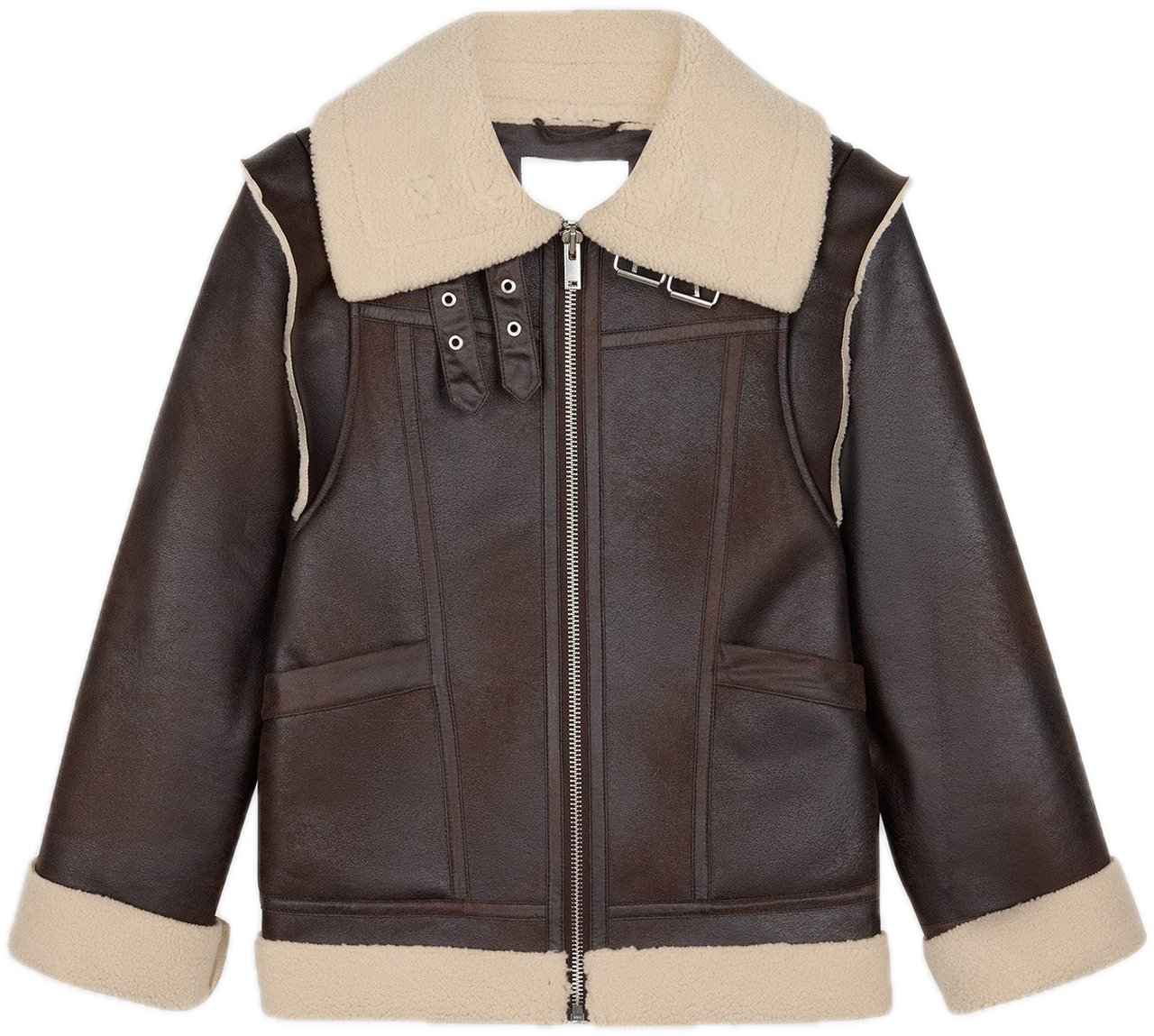 Homage to Denim mouton jacket brown Bruin