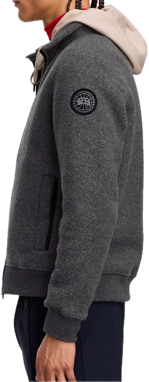 Canada Goose Lawson fleece jacket grey Grijs