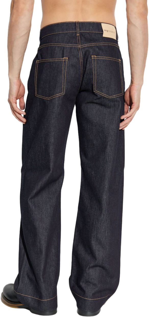 Alexander McQueen Alexander Mcqueen Jeans Blu Blauw