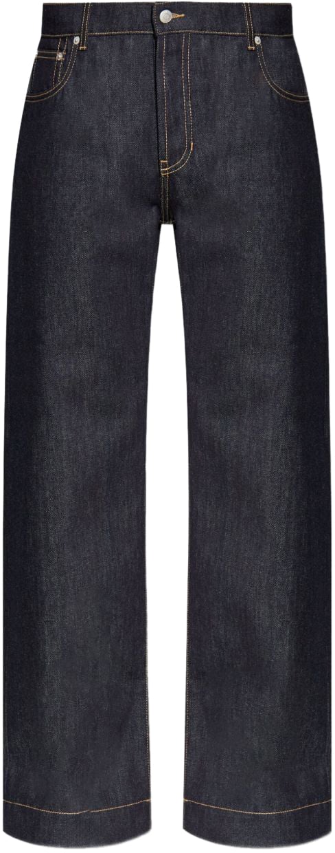 Alexander McQueen Alexander Mcqueen Jeans Blu Blauw