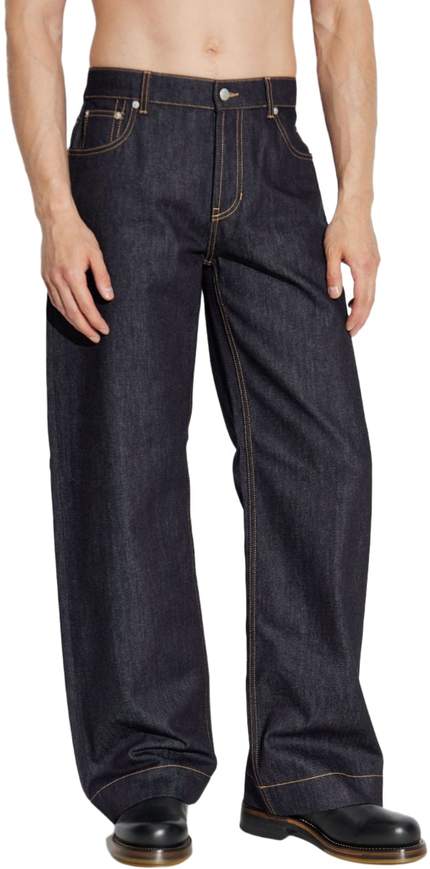Alexander McQueen Alexander Mcqueen Jeans Blu Blauw