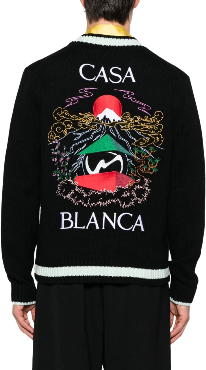 Casablanca Merino Stacked Casa Mountain Temple Nero Zwart