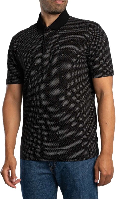 Armani Exchange Polo Black Zwart